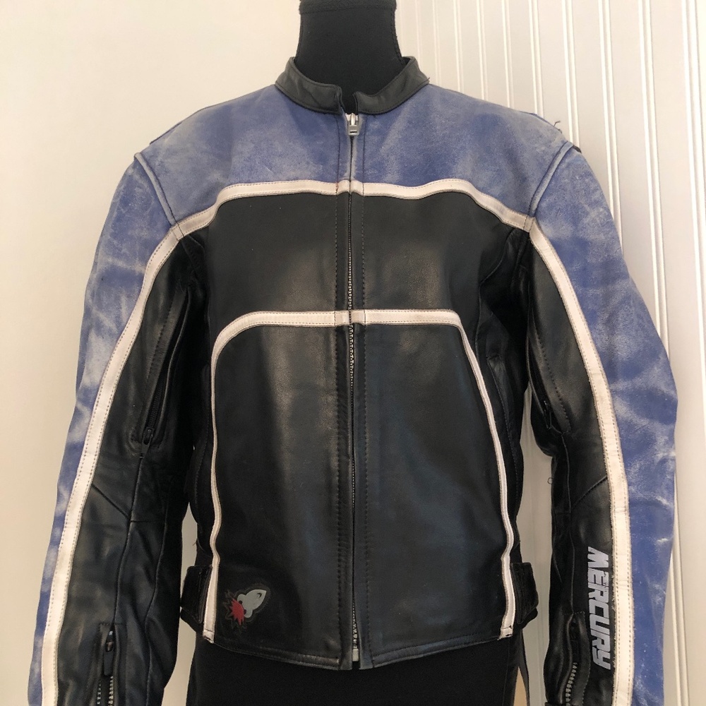Rocket Girl Genuine Leather Padded Motorcycle Jacket